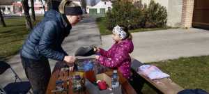 Veilchen pflücken Kl 1